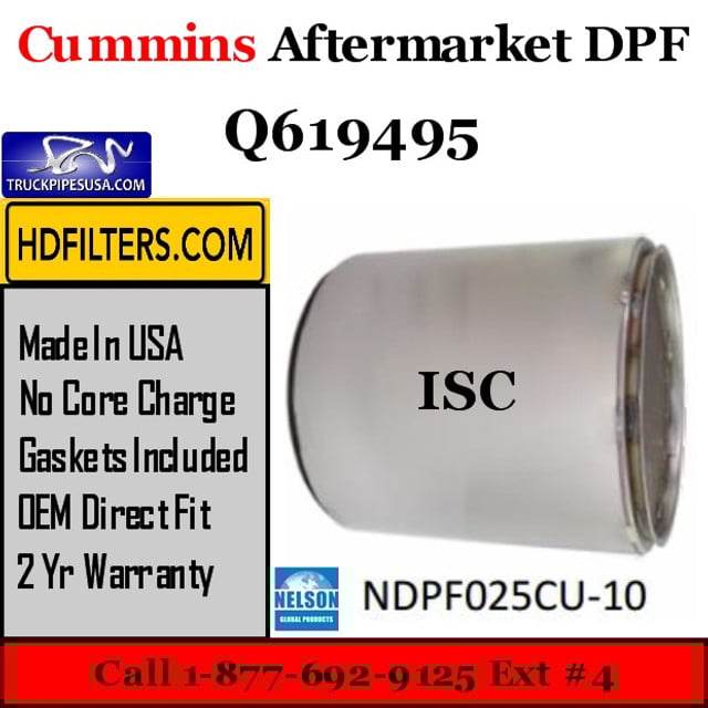 Q619495 Cummins ISC Engine Diesel Particulate Filter DPF