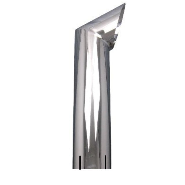 5" x 36" Brute Chrome ID Bottom Exhaust Tip BR5-36EXC