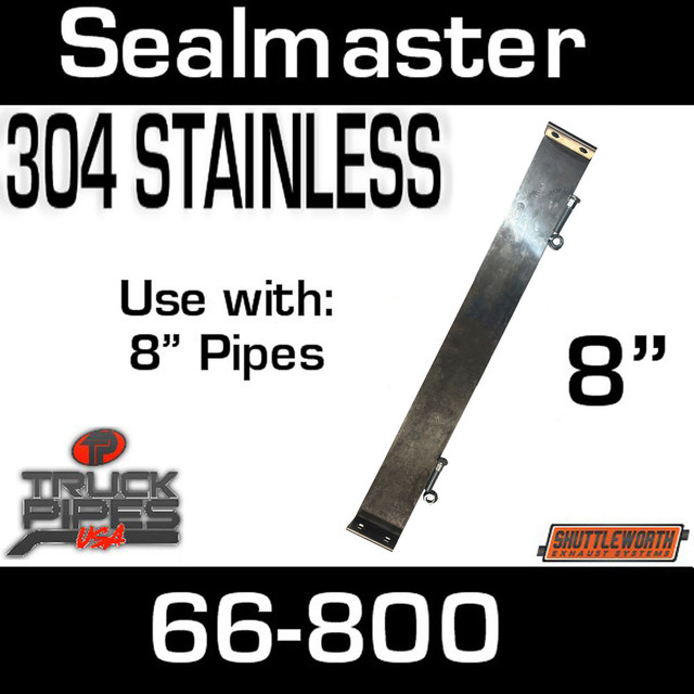 8" Sealmaster Stainless Steel Exhaust Clamp 66-800 GRE-FL8SS