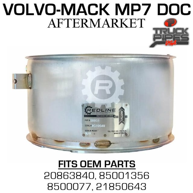 85001356 Volvo-Mack MP7 DOC Catalyst Replacement 58808