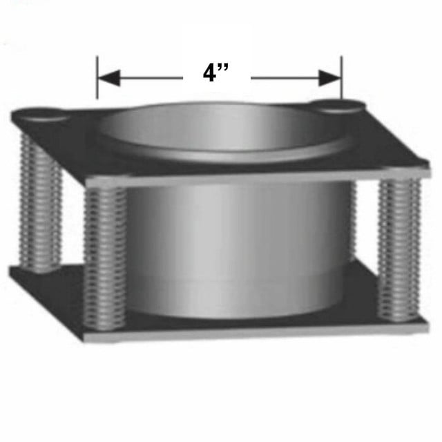 Spring Plate 4" Hole for heated dump bed Aluminized SP-4