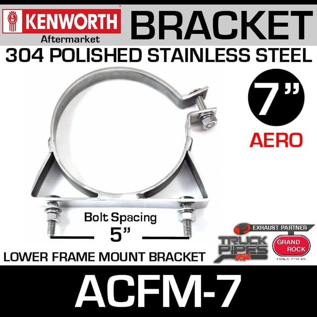 7" Lower Frame Mounting Bracket for Kenworth Aerocab ACFM-7