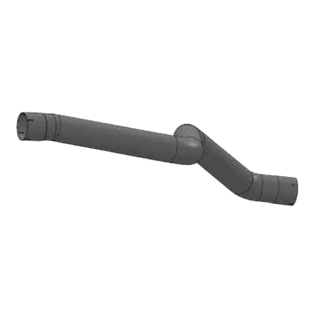 4"ID x 4"ID 4 Bend Over Aluminized Axle Exhaust Pipe SB6-4815IH-2