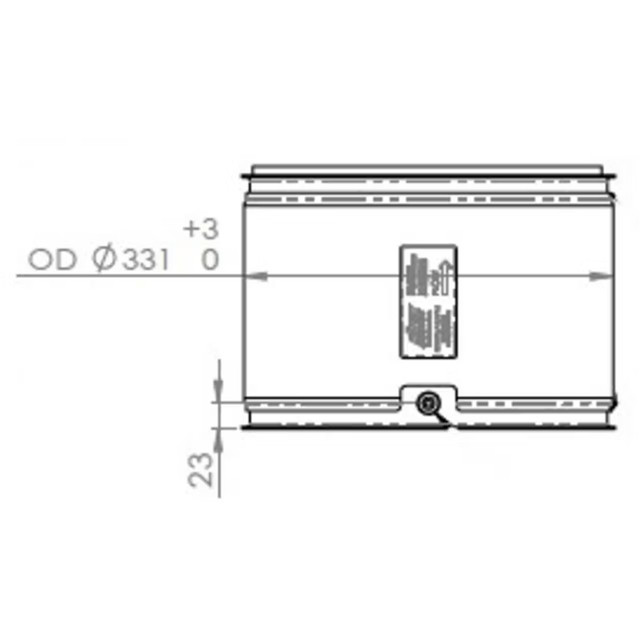 5304054 Cummins Diesel Oxidation Catalyst 58207 - diagram 2