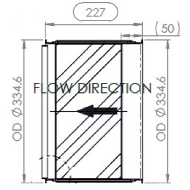 5304054 Cummins Diesel Oxidation Catalyst 58207 - diagram 1