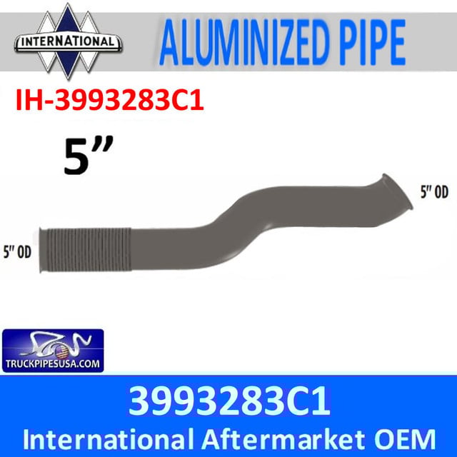 3993283C1 International 5" 4-Bend DPF Exhaust Pipe IH-3993283C1