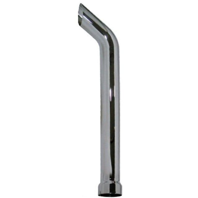 5" x 96" Bullhorn Stack With ID Bottom in Chrome BH5-96EXC