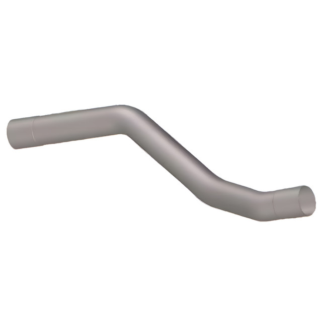 126017 Thomas Bus 4" 3-Bend Exhaust Pipe ID/ID Aluminized SB4-6017TH