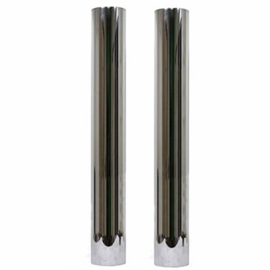 flat top chrome stacks