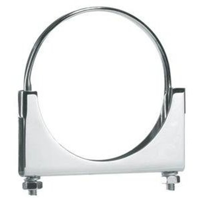 FB-6C 6" Chrome Plated Flat Bolt Exhaust Clamp