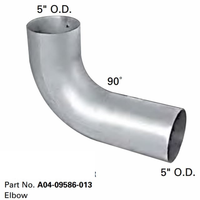04-09586-013 Freightliner ALZ 90 Exhaust Elbow FL-09586-013