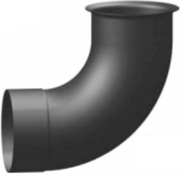 04-14120-000 Freightliner 90 Deg Flared Turbo Pipe 5.75 OD-5 ID FL-14120