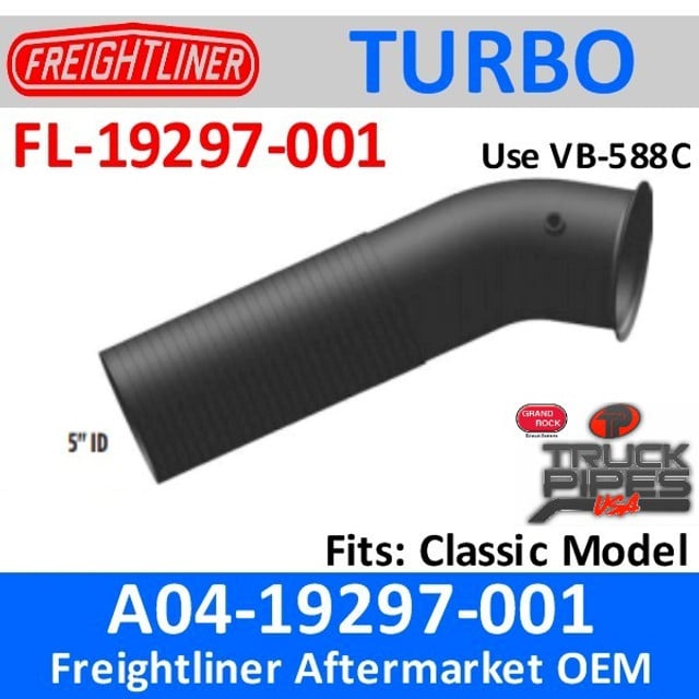 04-19297-001 Freightliner Classic Turbo Pipe FL-19297-001
