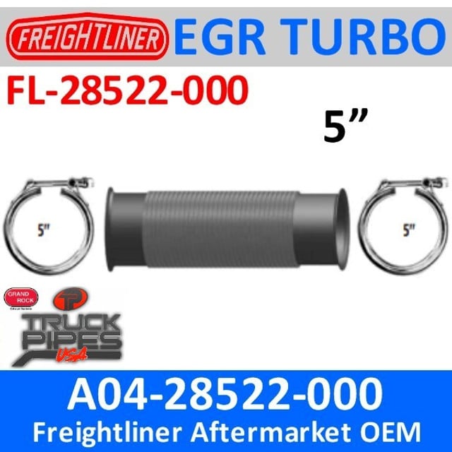 EBFL11876 or A04-28522-000 or A04-25022-018 5" Bellows EGR