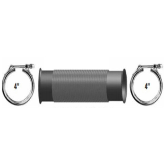 A04-28578-000 4" Bellows Flex Pipe Freightliner with Clamps