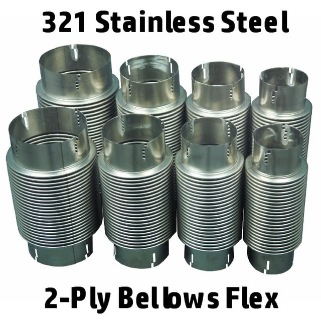 What is a Bellows 2-Ply Stainless Steel Flex Exhaust?