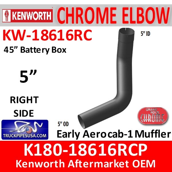 K180-18616RCP Kenworth Chrome Right 5
