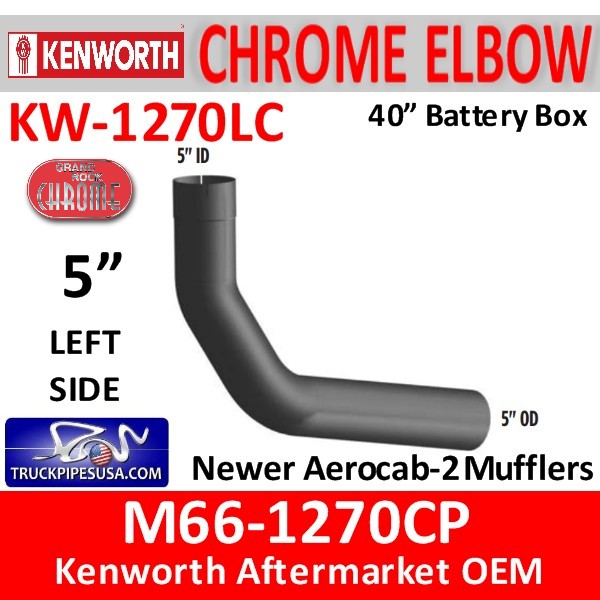 M66-1270CP Kenworth Chrome Left 5