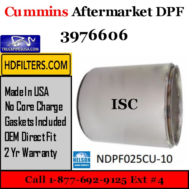 3976606 Cummins ISC Engine Diesel Particulate Filter DPF