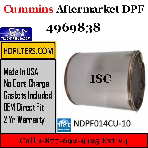 4969838 Cummins ISC Engine Diesel Particulate Filter DPF