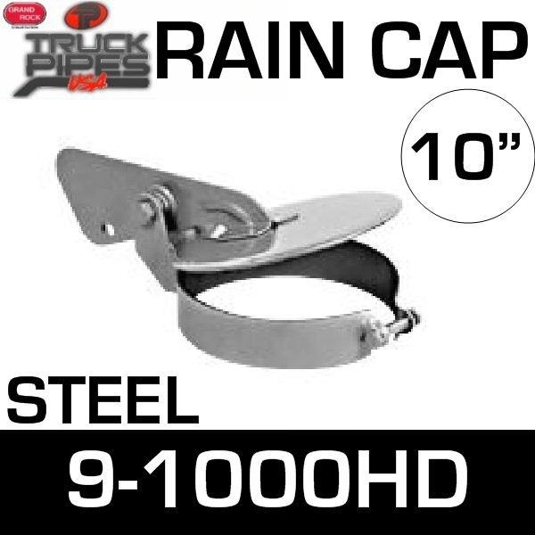 10 inch Exhaust Rain Cap Steel 91000HD