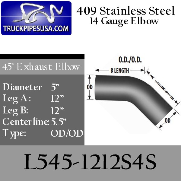 l545-1212s4s-45-degree-409-stainless-steel-exhaust-elbow-5-inch-round-tube-12-inch-legs-od-od-tubing-for-big-rig-trucks.jpg