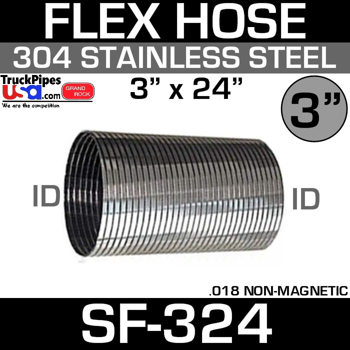 10 Generator Exhaust flex hose 304 Stainless Steel Flex