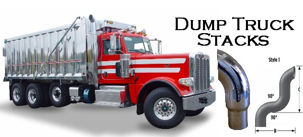 Dump Truck Stack pipes