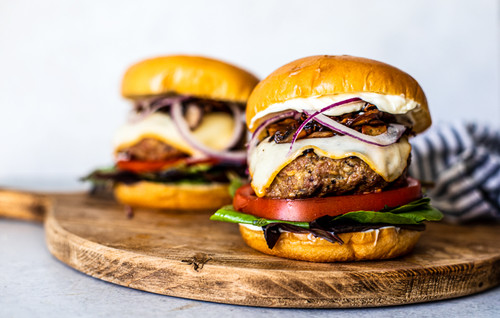 Bourbon Turkey Burgers