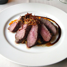 Angus Flat Iron Steak prepared