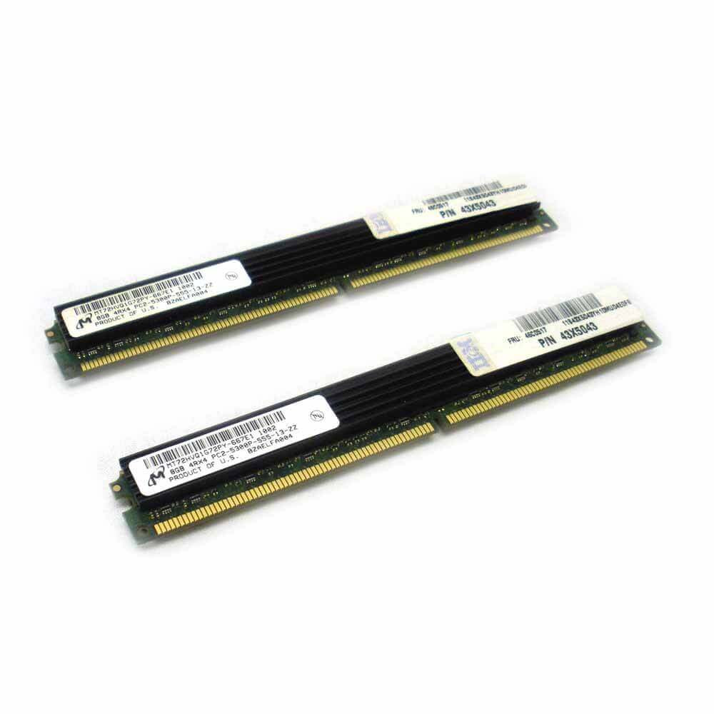 2 X Barrette RAM 4 Go DDR2-667 FB-DIMM - Pour IBM BladeCenter HS21 XM - Réf. Samsung M395T5160QZ4-CE6 - Neuf