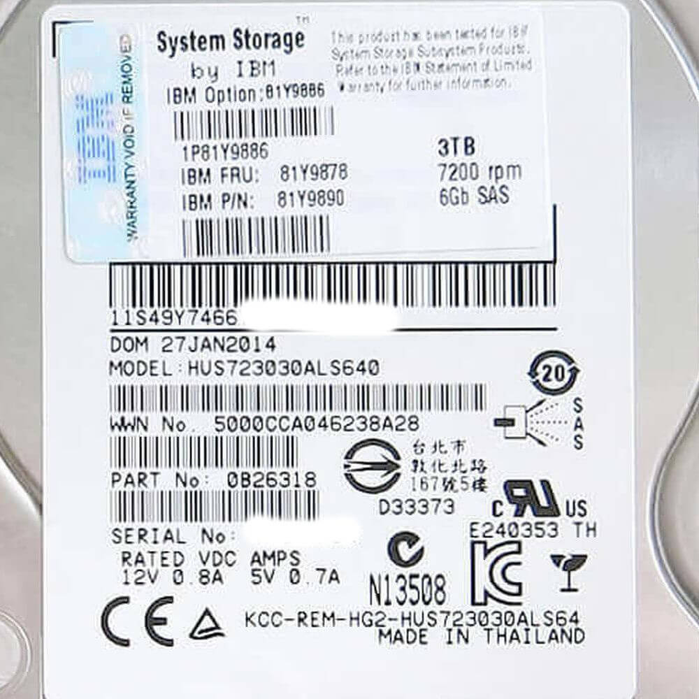 あい IBM 81Y9878 Hard Drive | IBM Hard Disk Drives | IBM HDD Flagship