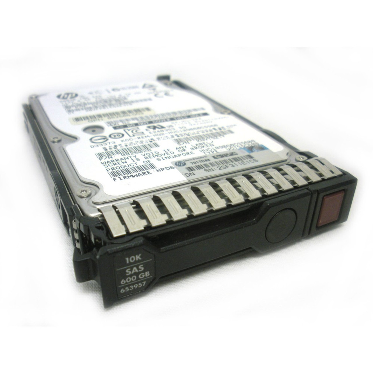 HP 653957-001 652583-B21 600GB 6G SAS 10K SFF 2.5