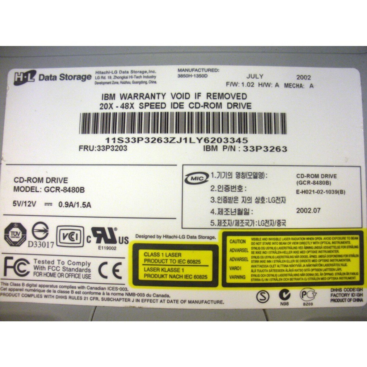 Ibm 2633 Cd Rom Drive Refurbished Spare Parts Flagship Technologies