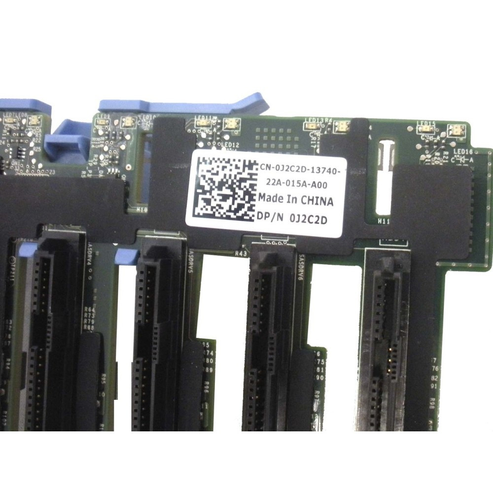DELL J2C2D PowerEdge R720/R820 8 X 2.5 Bay Backplane | Flagship Tech