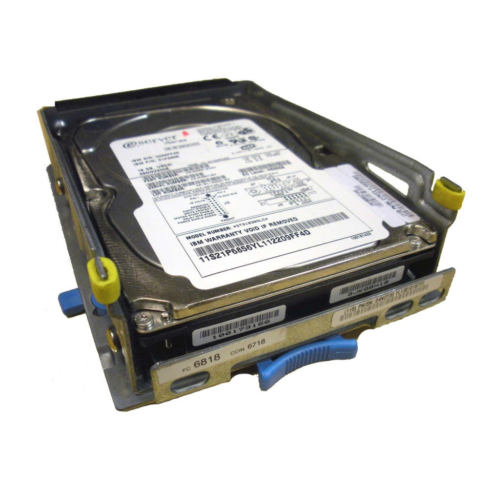 IBM 6818-9406 6818 17.54GB 10K SCSI Hard Drive AS/400 DASD 04N2737
