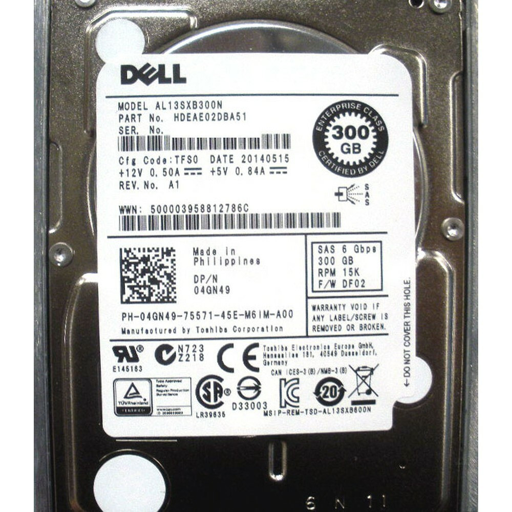 Dell 4GN49 Hard Drive 300GB | Seagate ST9300653SS