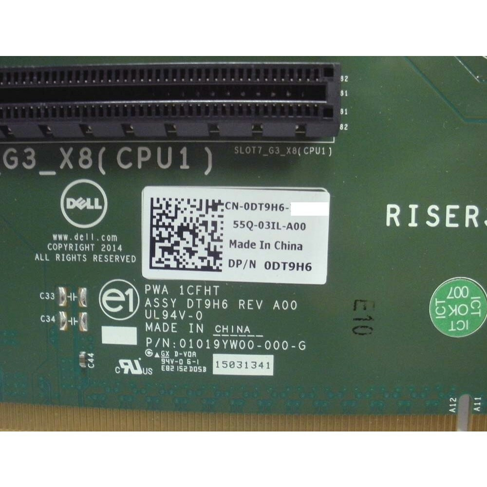 Dell DT9H6 Riser 3 Card for PowerEdge R730