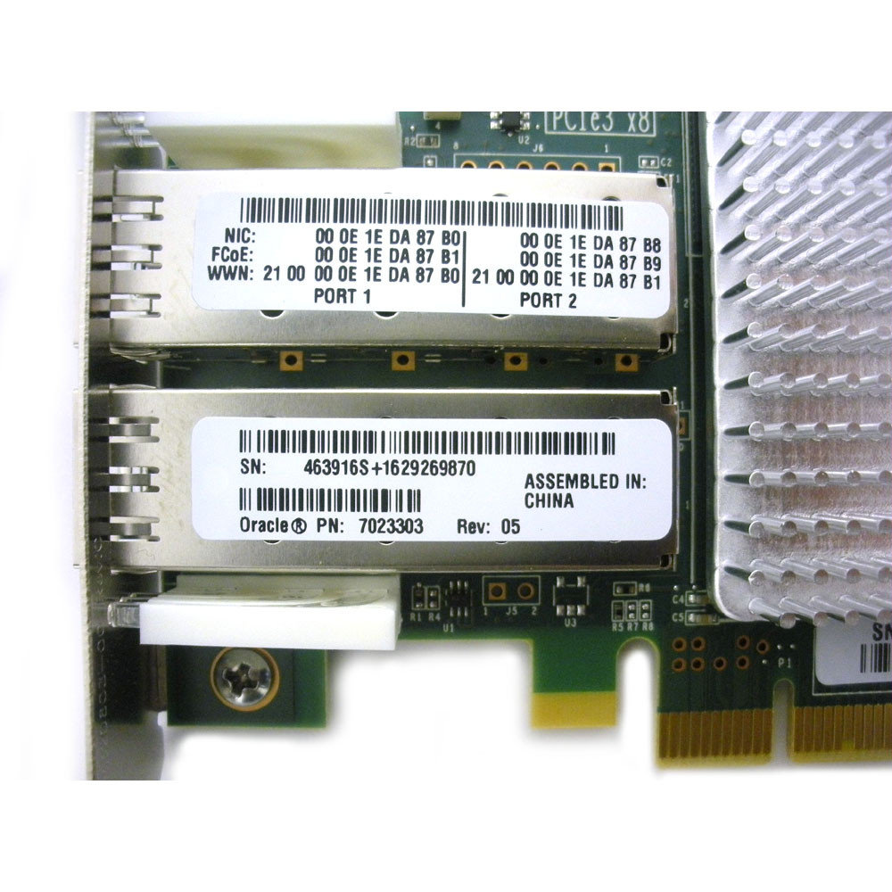 Oracle Sun 7023303 Dual 16GB Sec FC 10Gbps FCoE Host Adapter