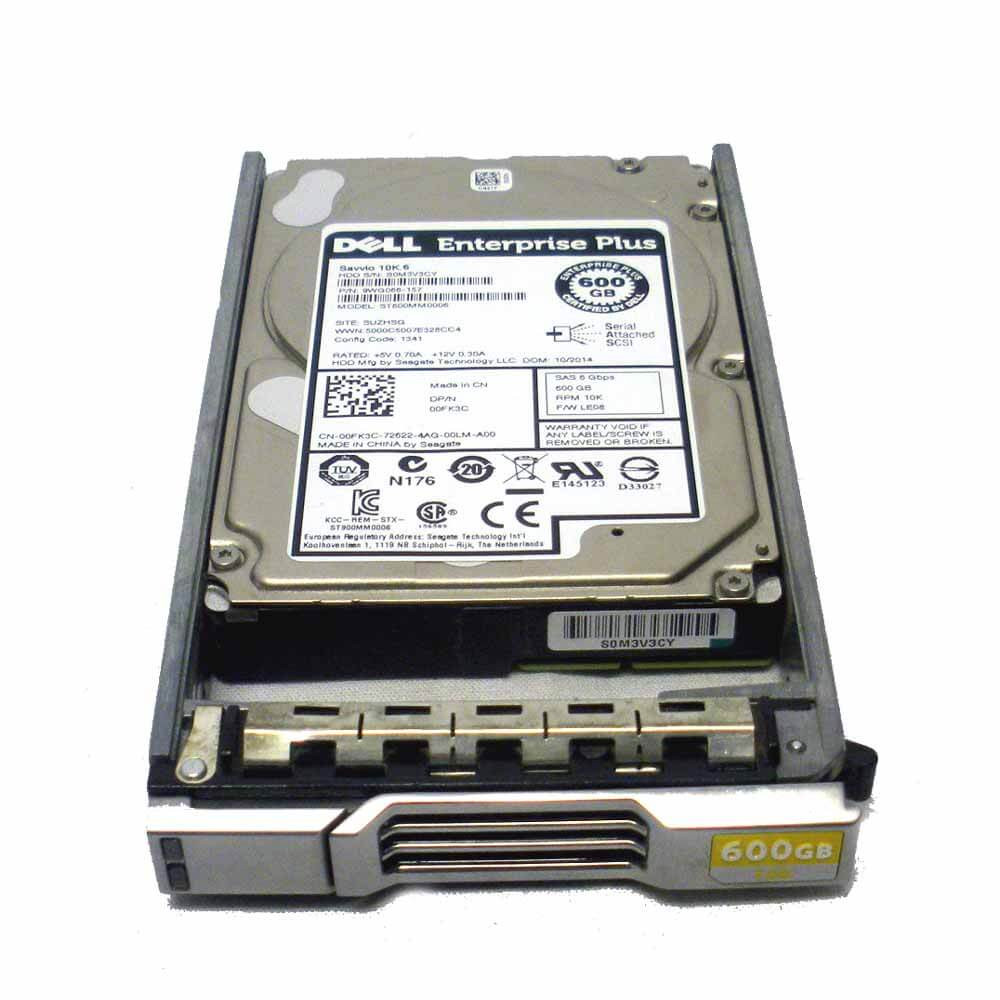 Dell 0FK3C Hard Drive 600GB | 10k Sas 2.5in Server HDD