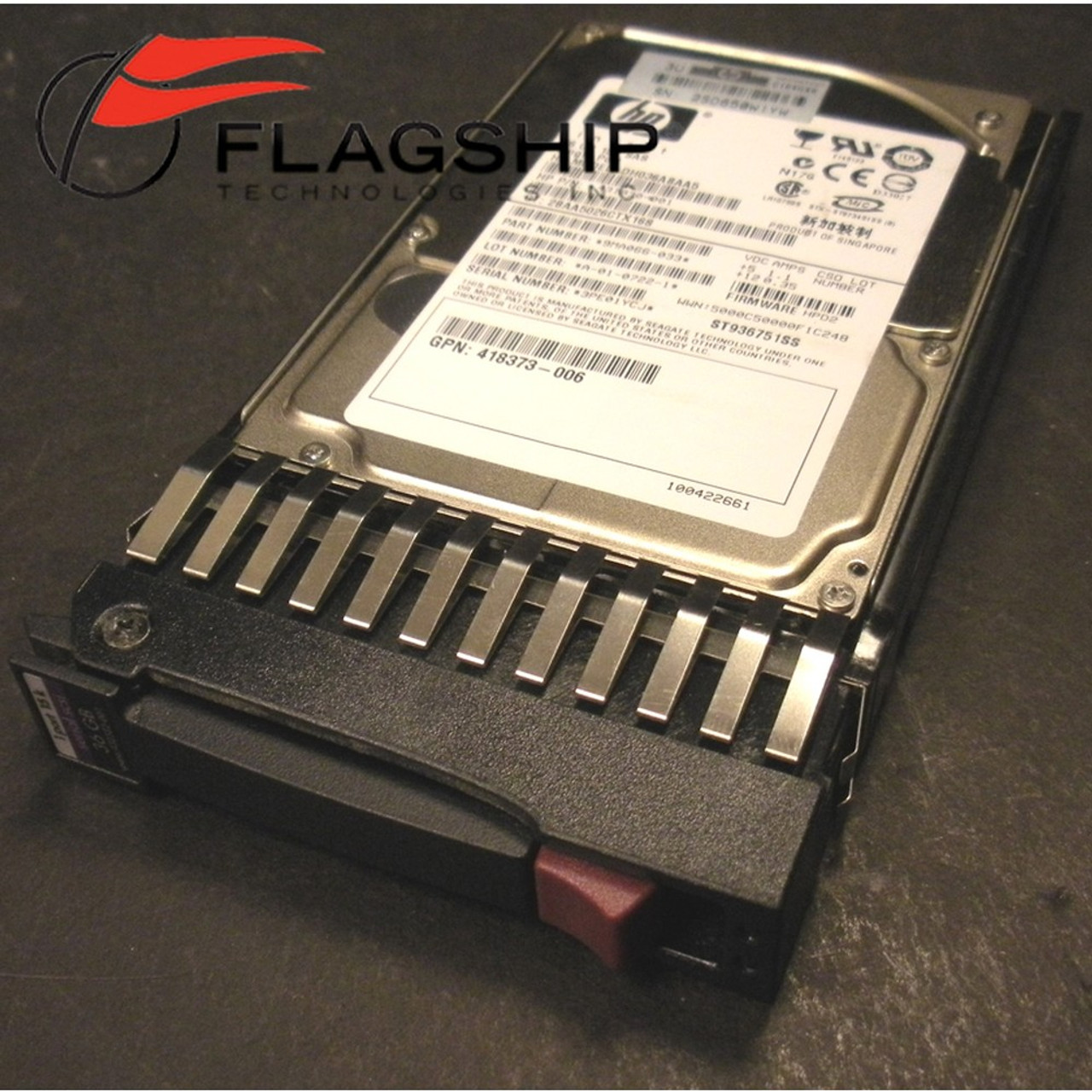 HP 431933-B21 432322-001 36GB 15K 3G SAS SP SFF Hard Drive