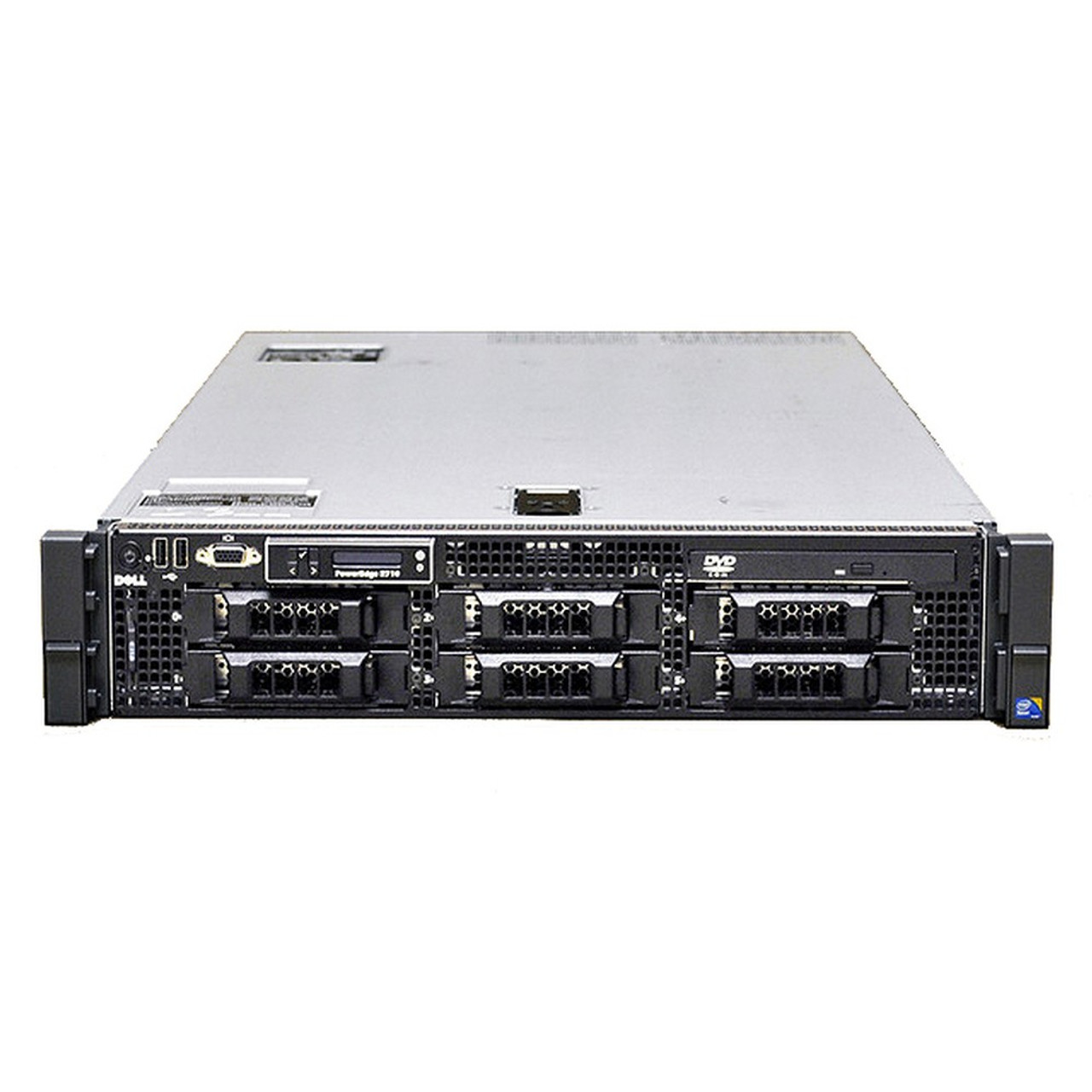 DELL Powe Edge R710 Xeon X5570 2.93GHz メモリ 24GB HDD 300GB×3(SAS 2.5インチ)  DVD-ROM AC*2 PCサーバー・ワークステーション