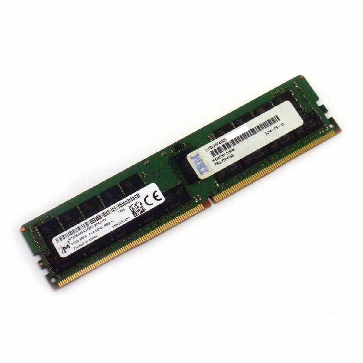 メモリー DDR4-(32GBx4)-128GB, 2666mhz,PC4-2666V IBM EM63 Memory 32Gb DDR4 2666MHz RDIMM