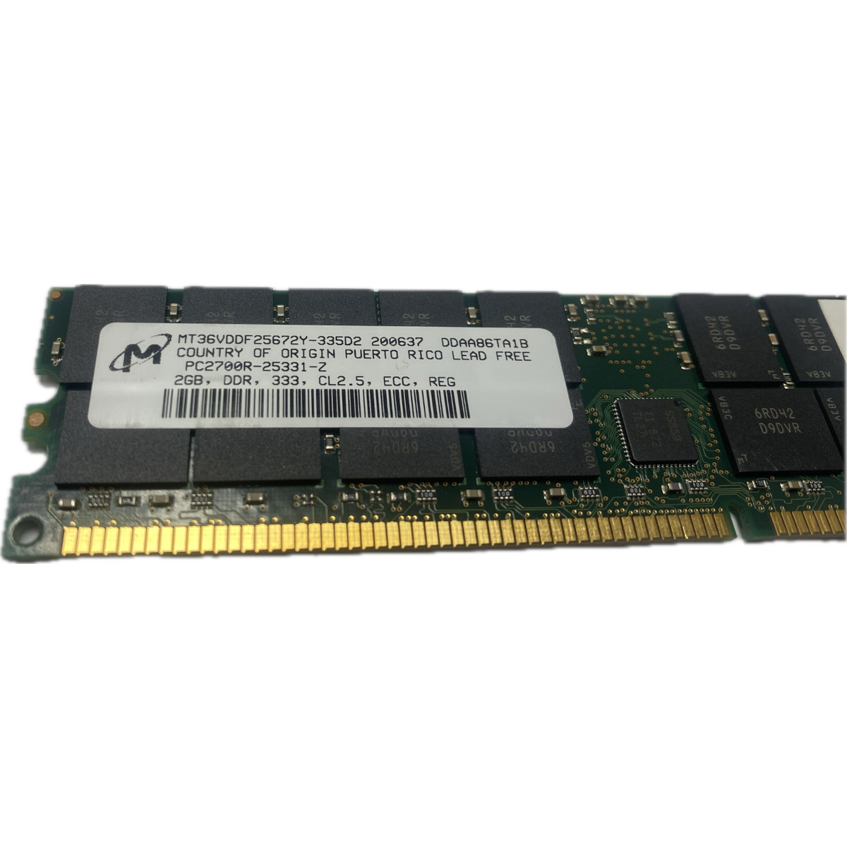 Sun 370-7974 Memory 2GB DDR-333MHz PC2700 DIMM
