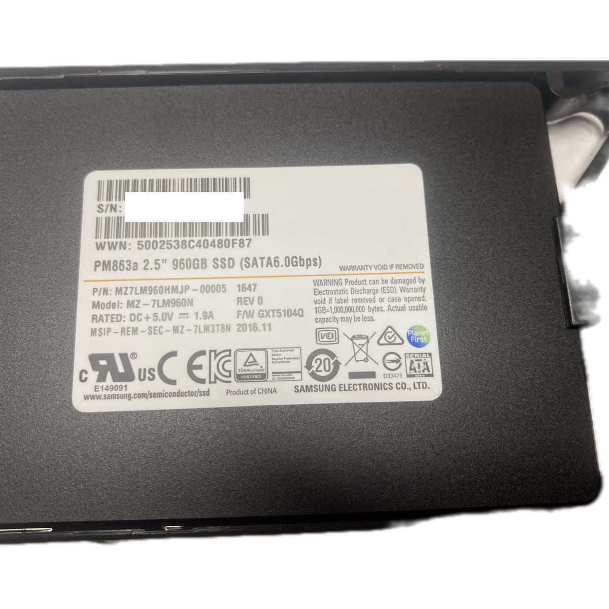 HPE Nimble Q8F86B SP-SSD-960GB-DFC SP2-SSD-960 960GB SFF SSD AF/HF DFC