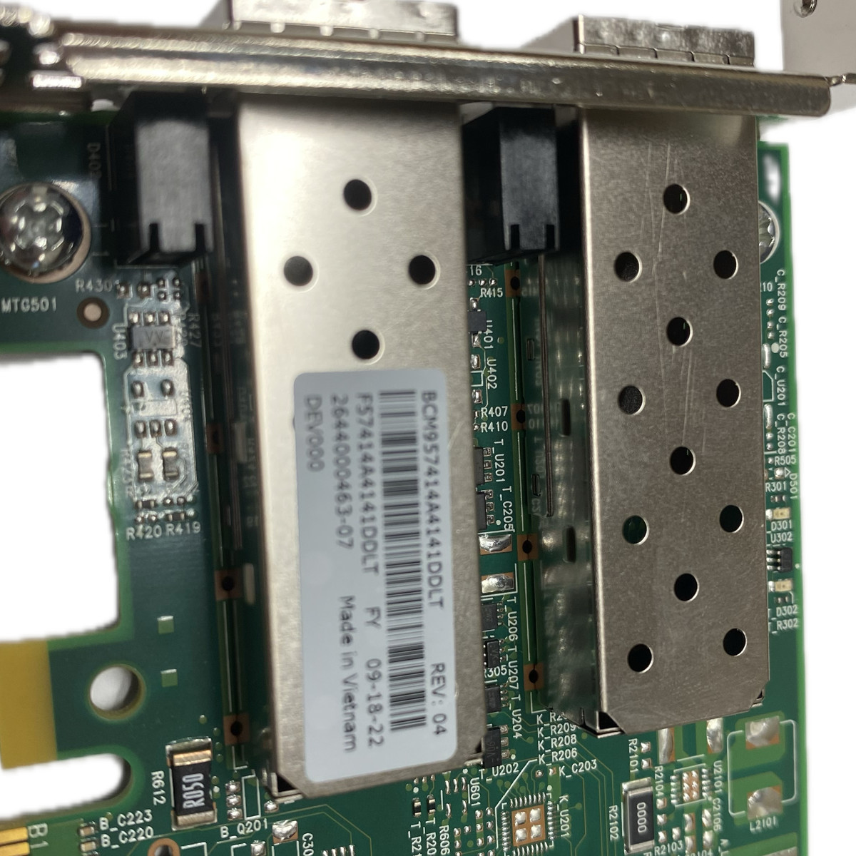 Dell 02MT0 Broadcom 57414 Dual Port 25GbE SFP28 NIC, High-Speed