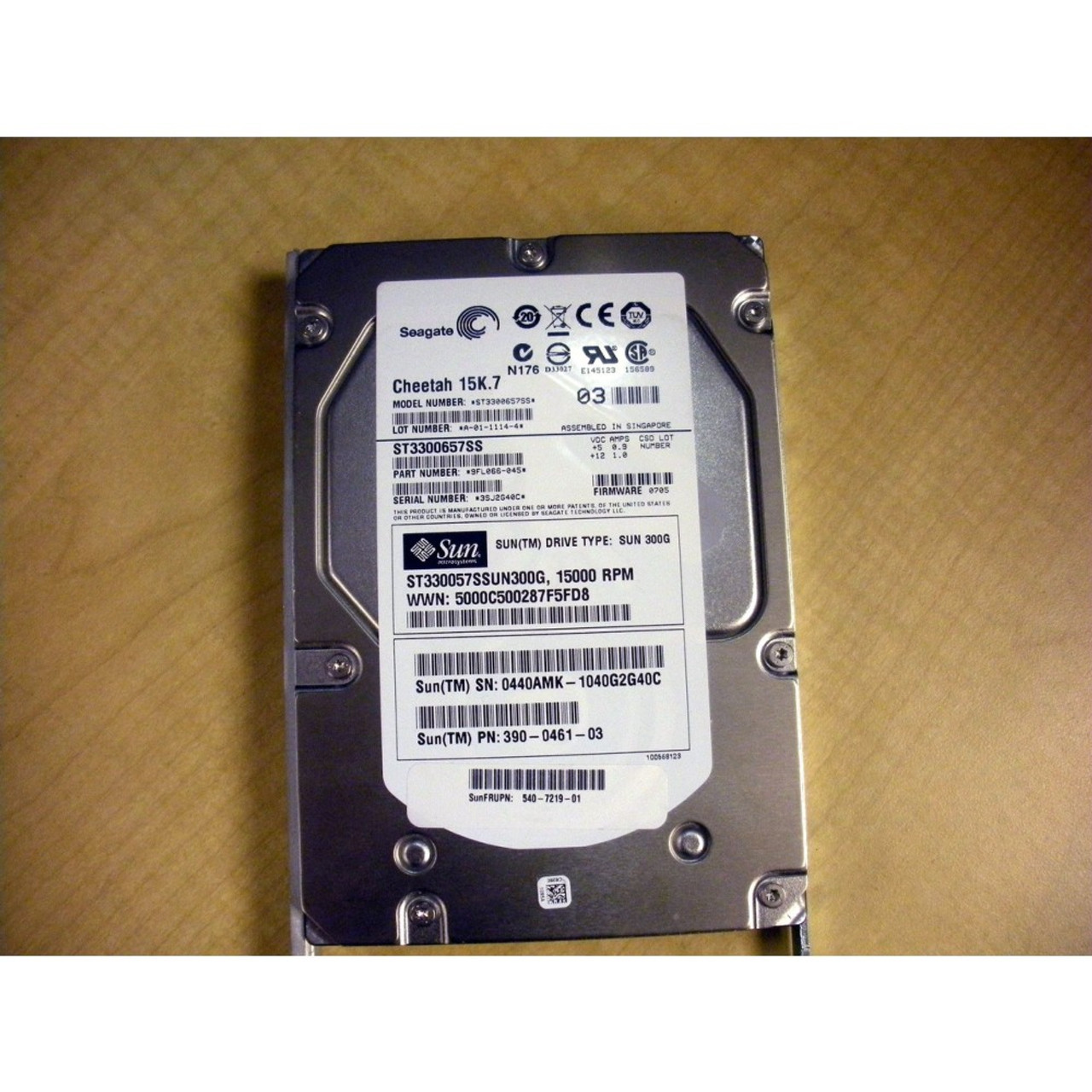 Sun XTA-SS1NG-300G15K 540-7219 300GB 15K SAS Hard Drive for 2510