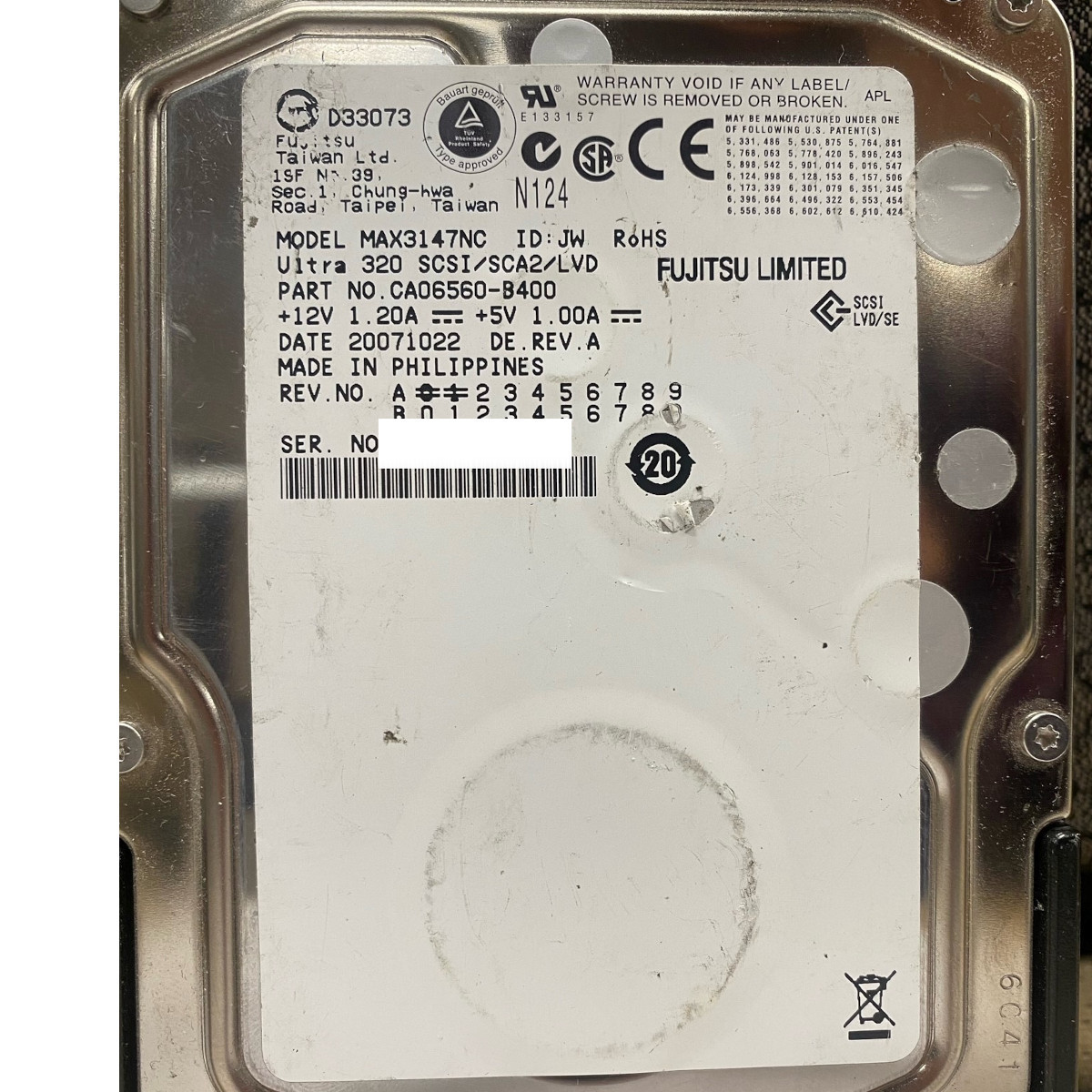 SUN 540-5924 Server Hard Disk Drive 73GB 15K SCSI - Flagship