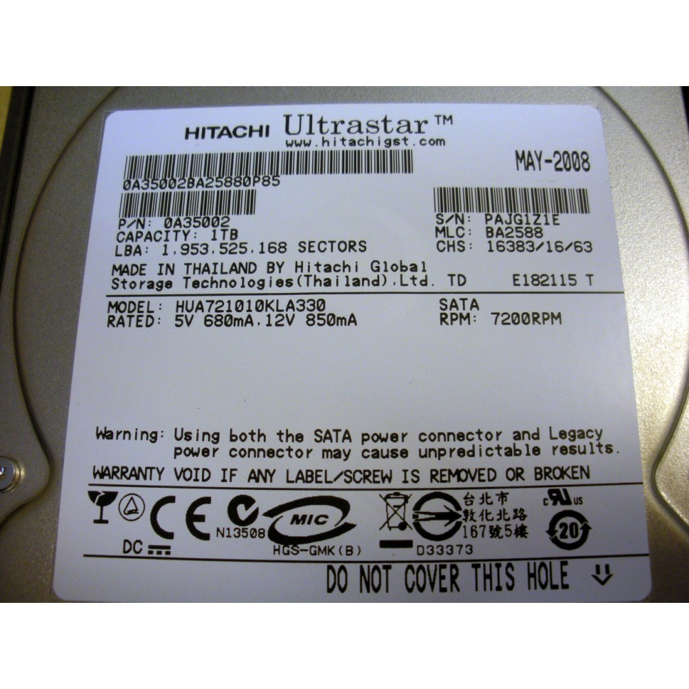 IBM EXN1000 M/T 2861-001 Baie De Disques Raid Array - 14x250Go, 2x Alim, 2x AT-FCX - Occasion