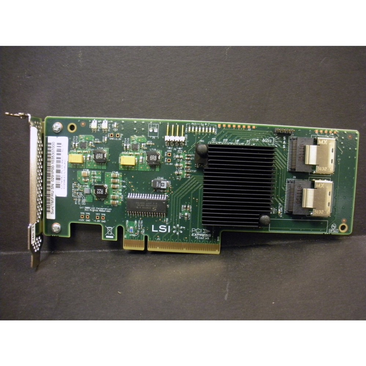 Sun 375-3640 8-Port 6Gbps SAS-2 PCIe LSI HBA